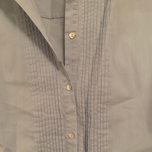 Cassis Collarless Blouse - Picture 2 of 3